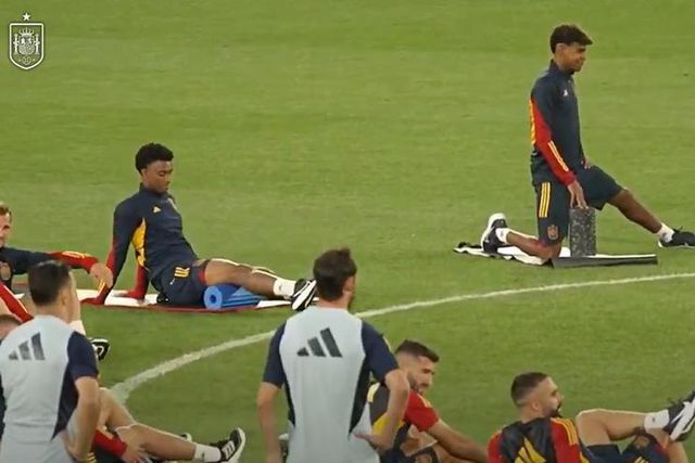 Espanha preparou jogo com a Geórgia… sem chuteiras