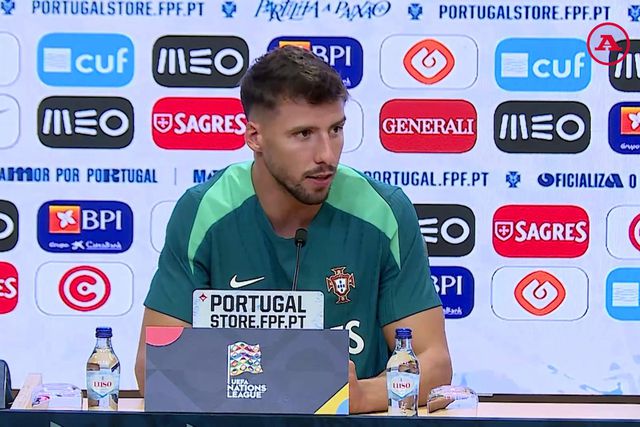 «Vocês querem sangue, né?» atira Rúben Dias na conferência de Imprensa