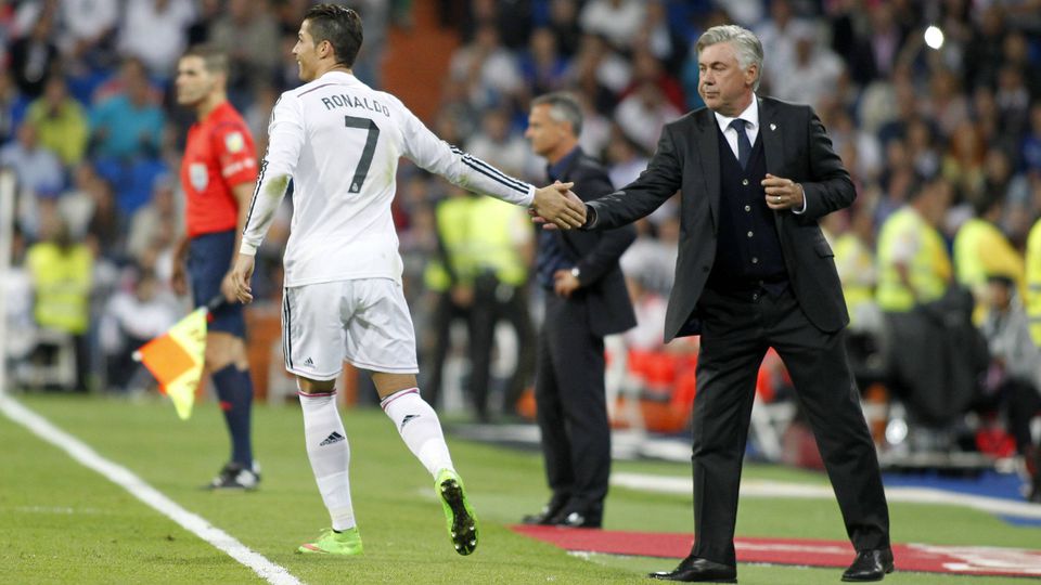 Ancelotti: «Cristiano Ronaldo é um dos melhores de todos os tempos»