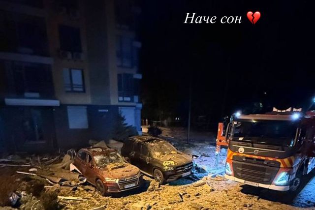 Casa de Sudakov em Kiev atingida por mísseis russos