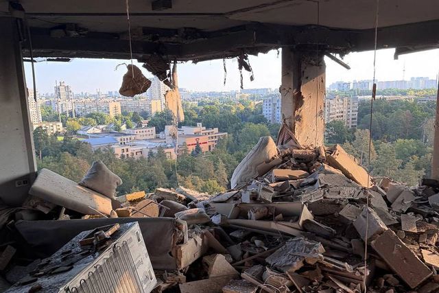 Sudakov partilhou fotos da destruição nas redes sociais