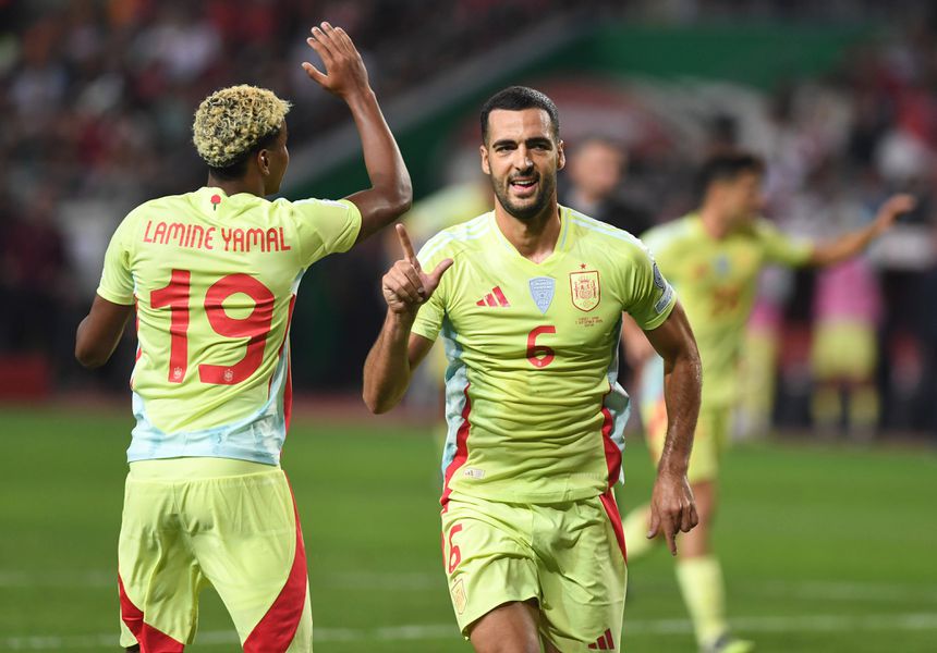 Mikel Merino marcou três golos pela Espanha na Turquia