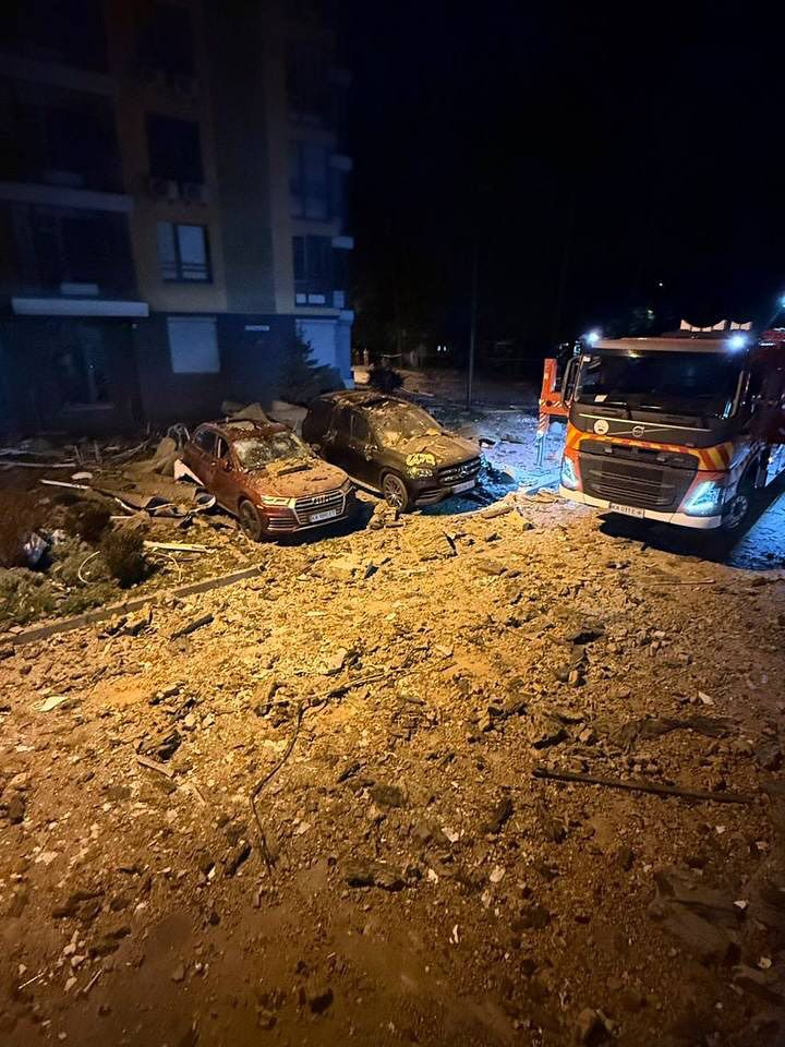 Sudakov partilhou imagens da destruição da sua casa em Kiev