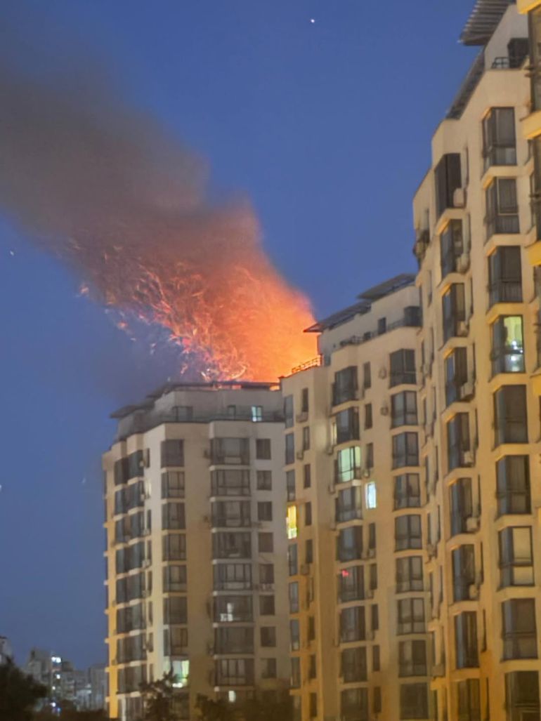 Sudakov partilhou imagens da destruição da sua casa em Kiev