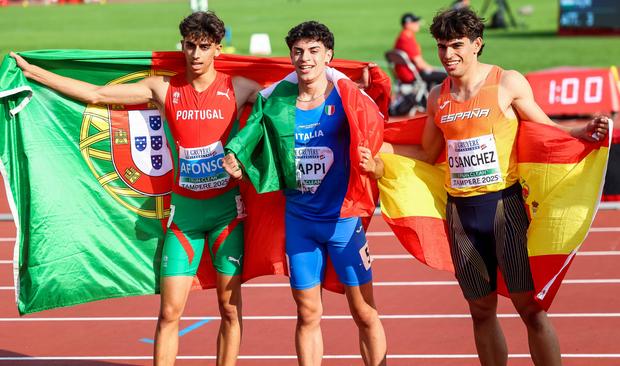 Pedro Afonso foi medalha de prata nos Europeus sub-20 (IMAGO)