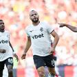 Arthur Cabral a festejar um golo ao Flamengo que viria a ser anulado
