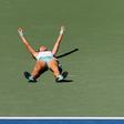 Qinwen Zheng celebra a vitória frente a Iga Swiatek    Fotografia Imago