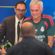 Mourinho recebeu aspersor