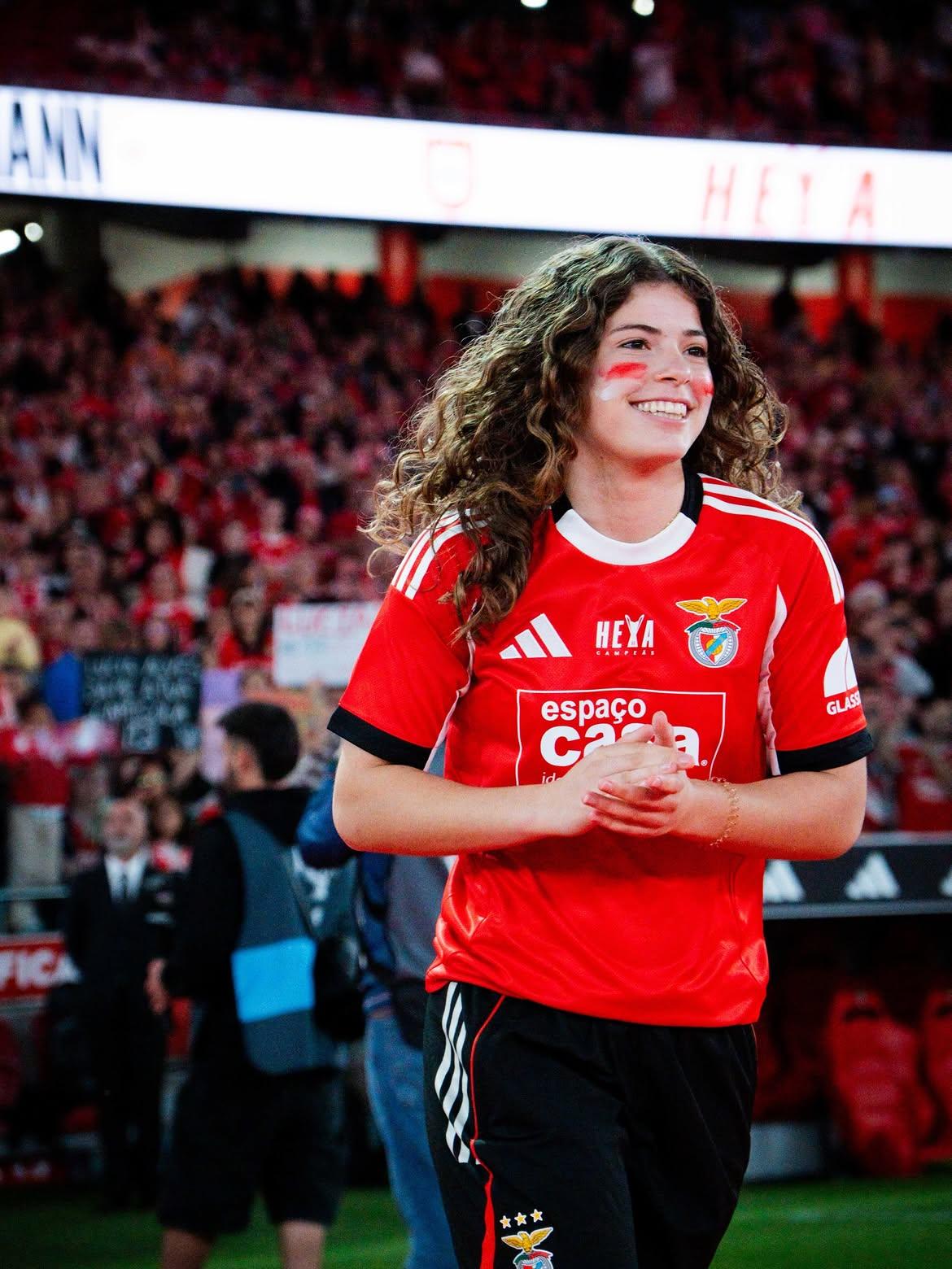 Carolina Tristão, 19 anos, média do Benfica