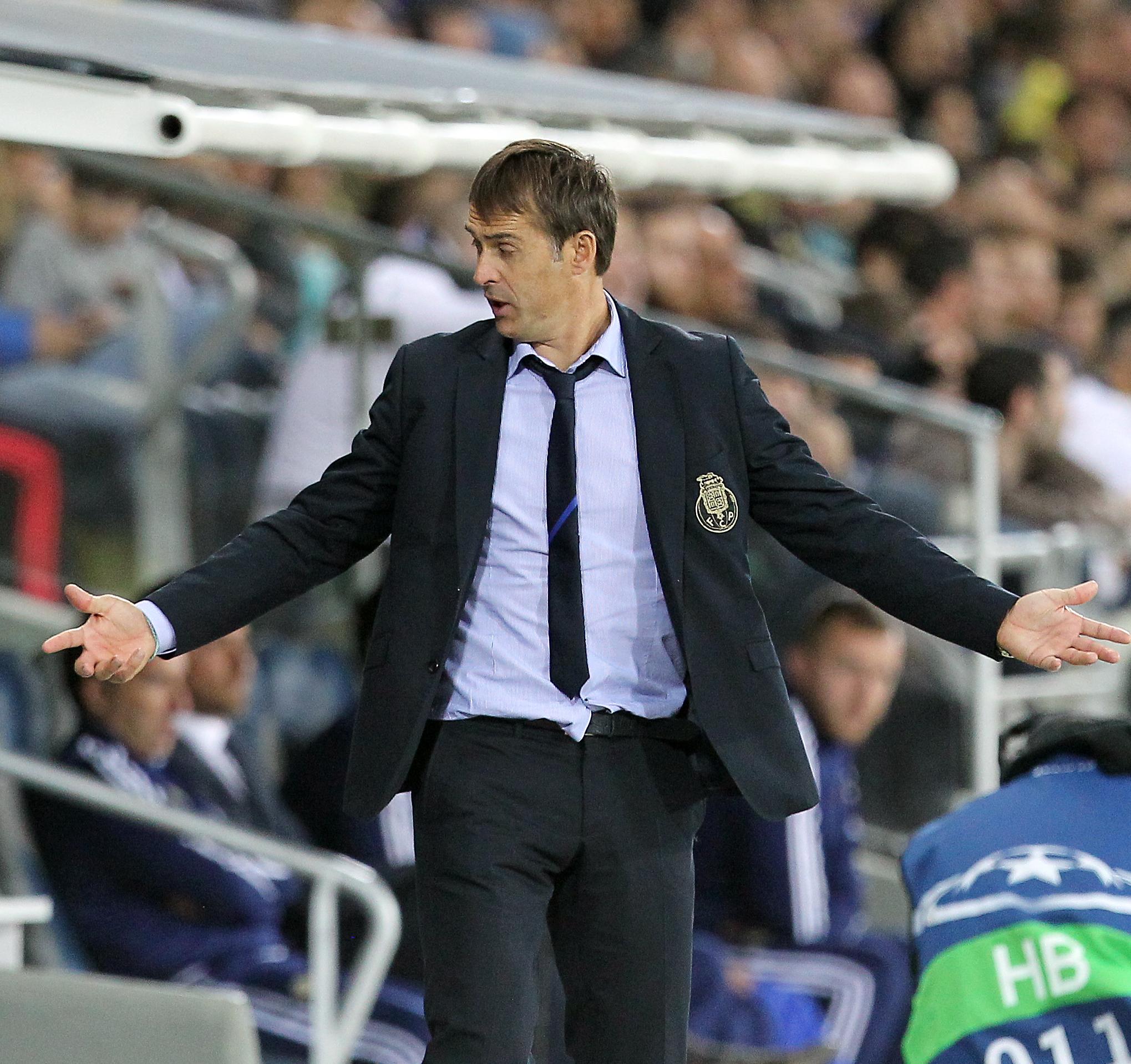 Julen Lopetegui (2014/15) vs. BATE Borisov (vitória 6-0, casa)