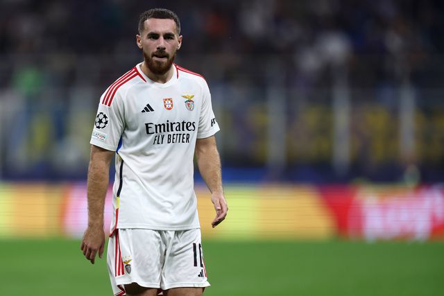 Benfica: Kokçu no top 3 dos médios criativos mais utilizados