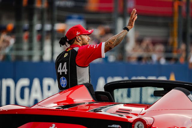 Lewis Hamilton, piloto da Ferrari