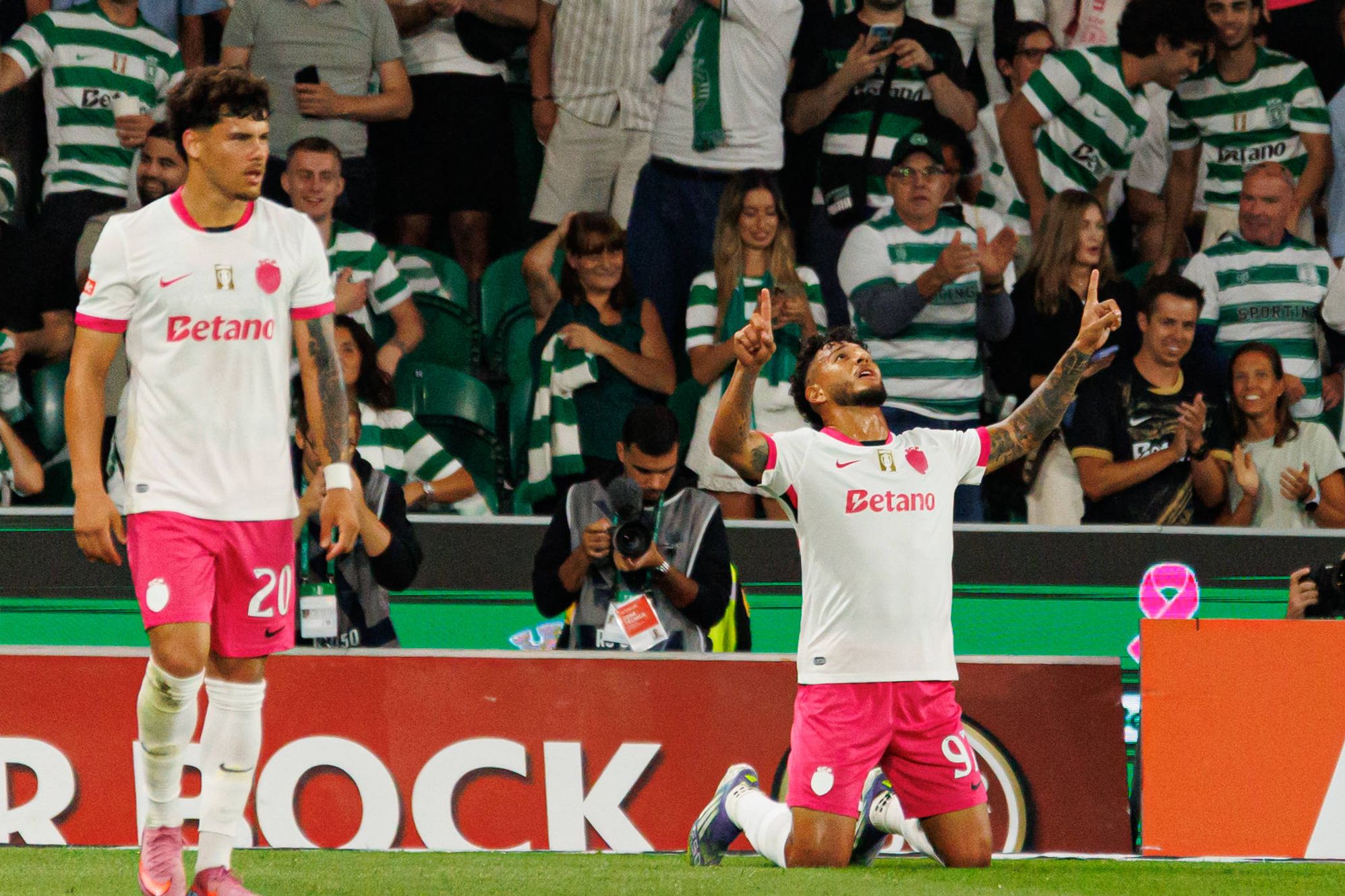 Luis Suárez marcou no último jogo do Sporting, diante do SC Braga (Foto IMAGO)