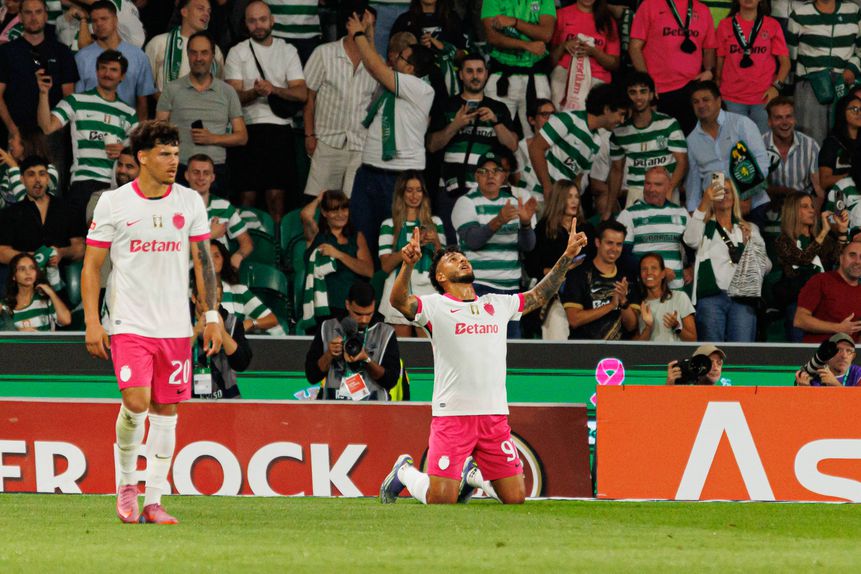 Luis Suárez marcou no último jogo do Sporting, diante do SC Braga (Foto IMAGO)