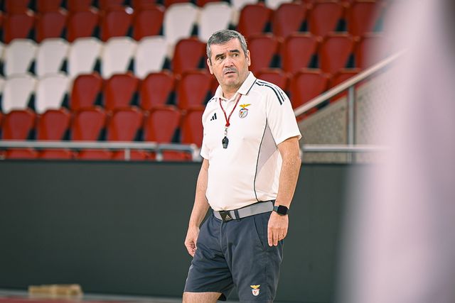 Técnico das águias cumpre a quinta temporada na Luz nesta segunda passagem no Benfica     Fotografia André Carvalho/A BOLA