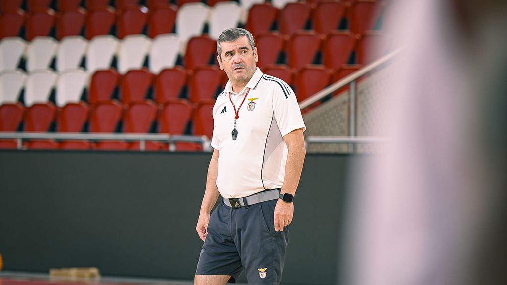 Técnico das águias cumpre a quinta temporada na Luz nesta segunda passagem no Benfica     Fotografia André Carvalho/A BOLA