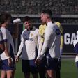 Primeiro treino do estágio com todos os 25 convocados disponíveis
