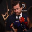 André Villas-Boas em declarações aos jornalistas (Foto: Miguel Nunes)