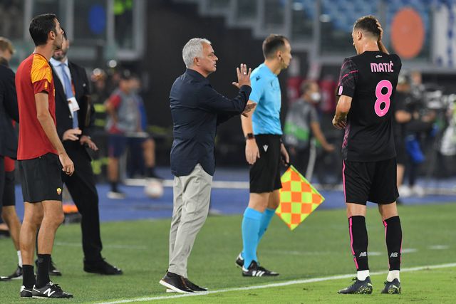 José Mourinho treinou Matic na Roma em 2022/23