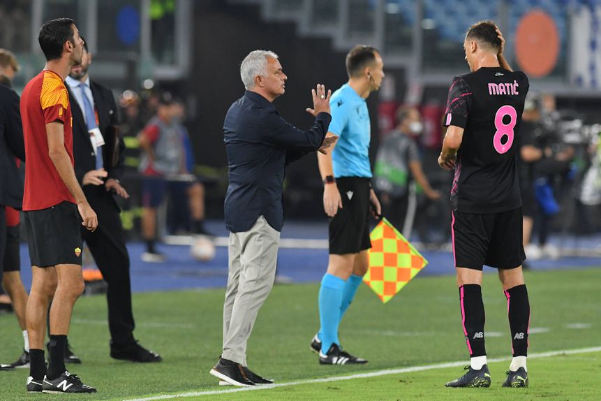 José Mourinho treinou Matic na Roma em 2022/23