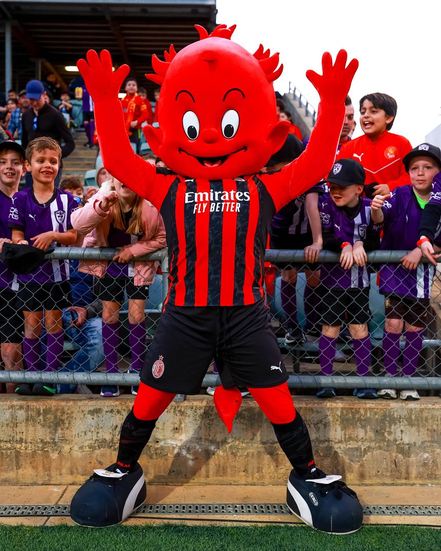 Mascote do Mila em Perth