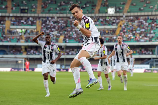 Francisco Conceição festeja golo frente ao Hellas Verona