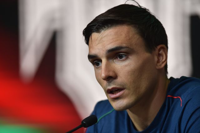 João Palhinha em conferência de imprensa. Foto: IMAGO