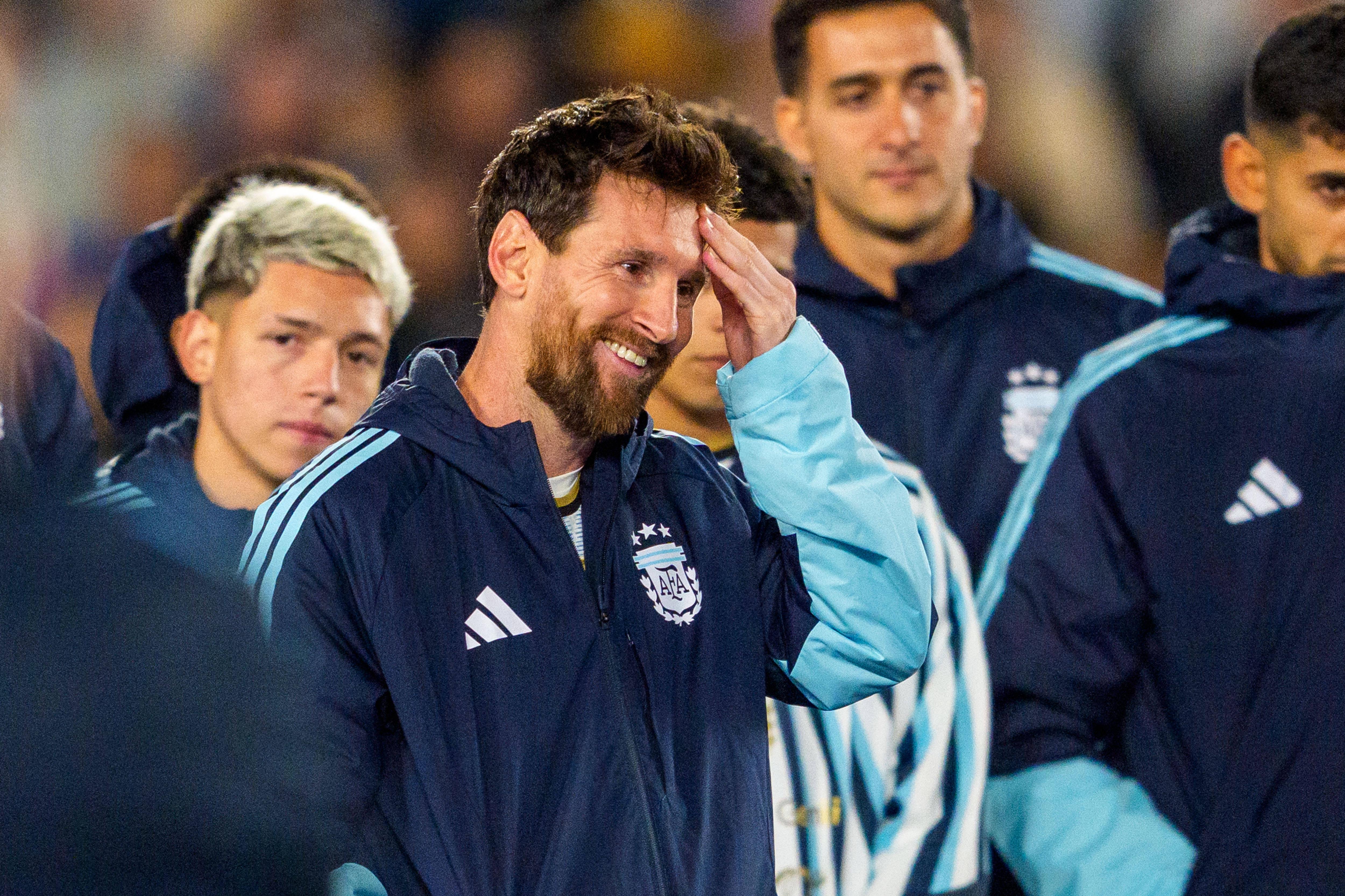 As melhores imagens do adeus de Messi à seleção argentina