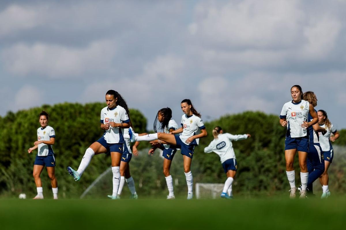 Seleção Feminina está a trabalhar no Algarve - Foto: FPF