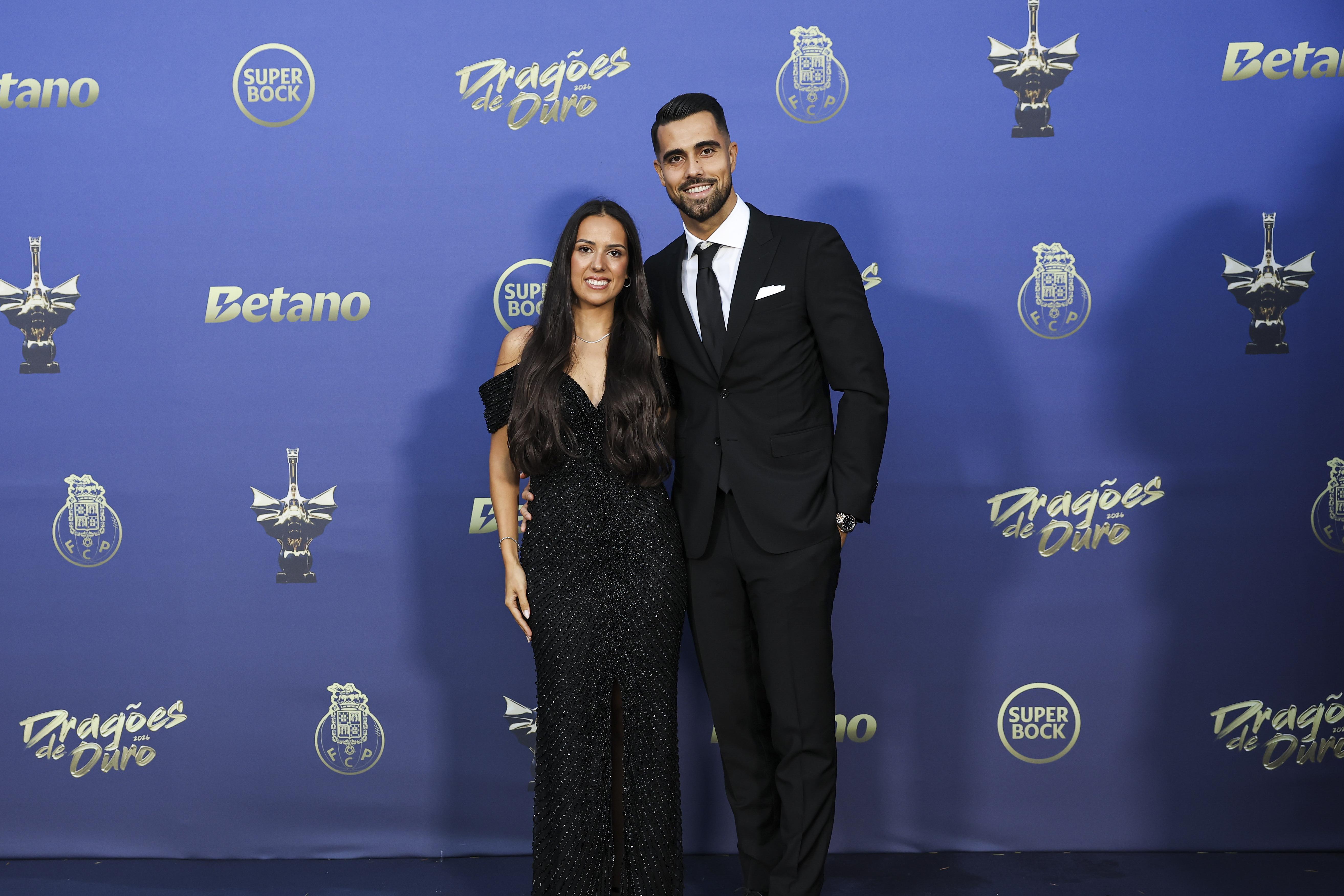 Diogo Costa e Catarina Machado nos Dragões de Ouro 2026 - Foto: FC Porto