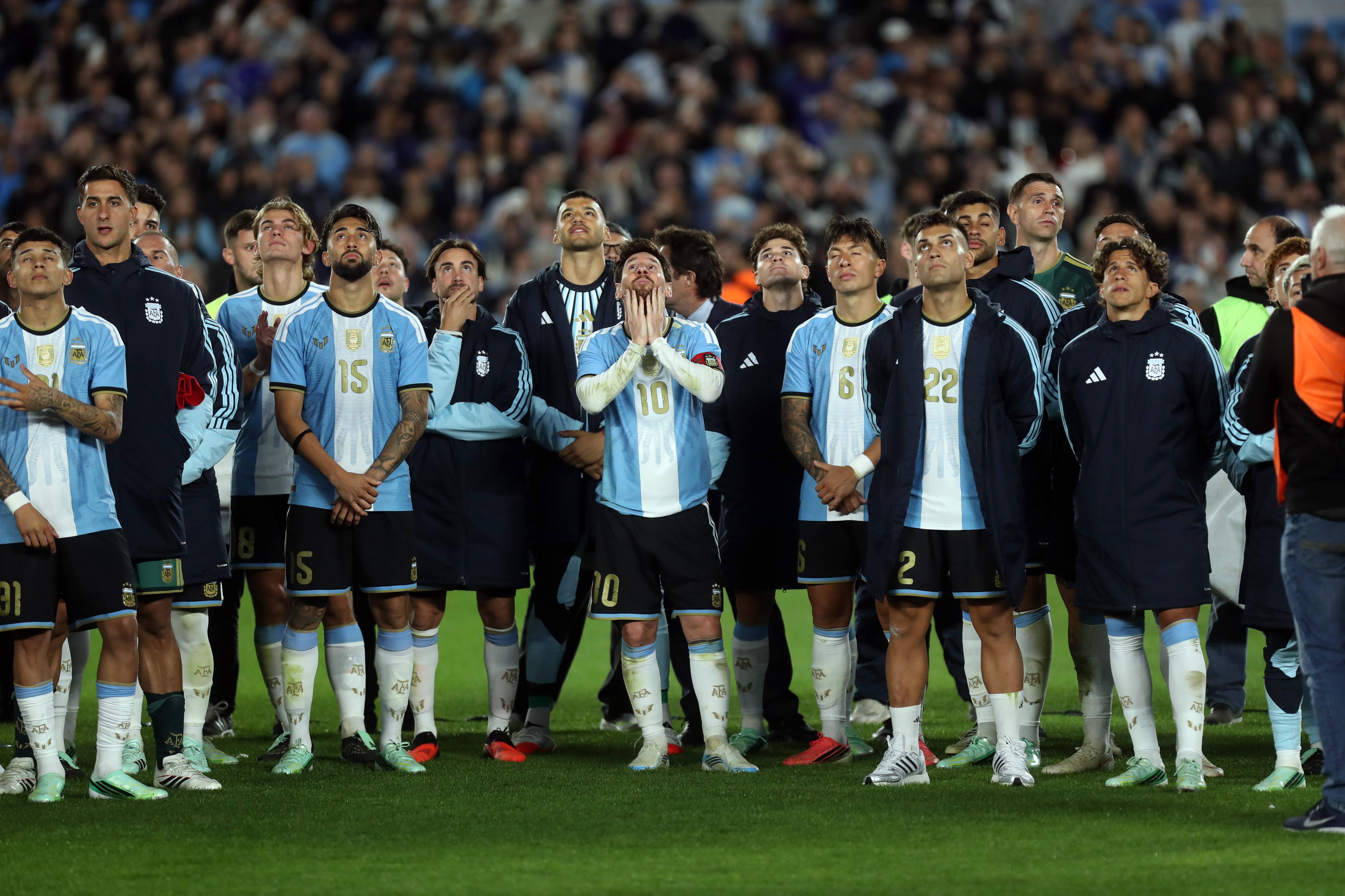 As melhores imagens do adeus de Messi à seleção argentina