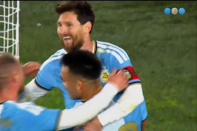 O último golo de Messi pela seleção argentina