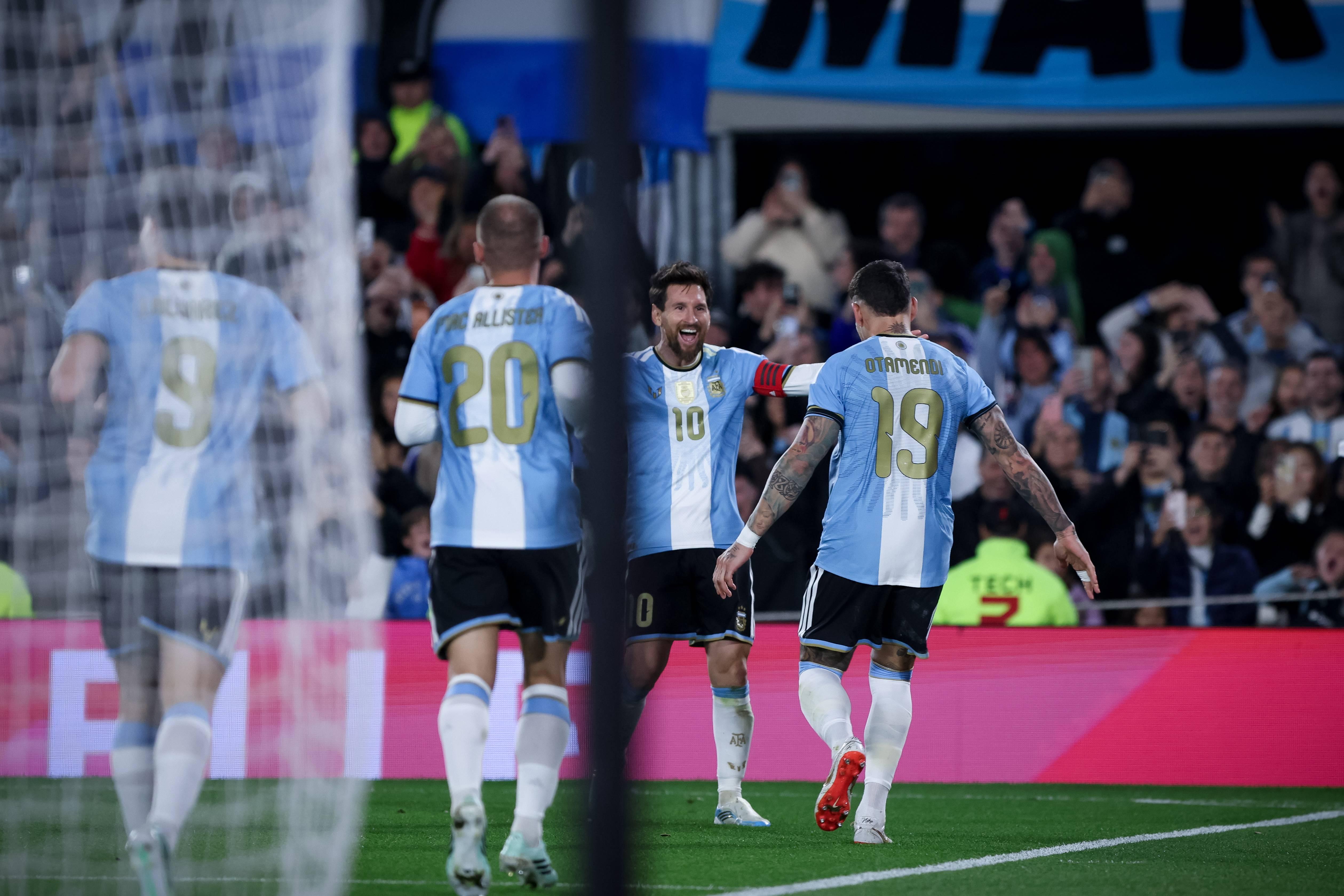 As melhores imagens do adeus de Messi à seleção argentina