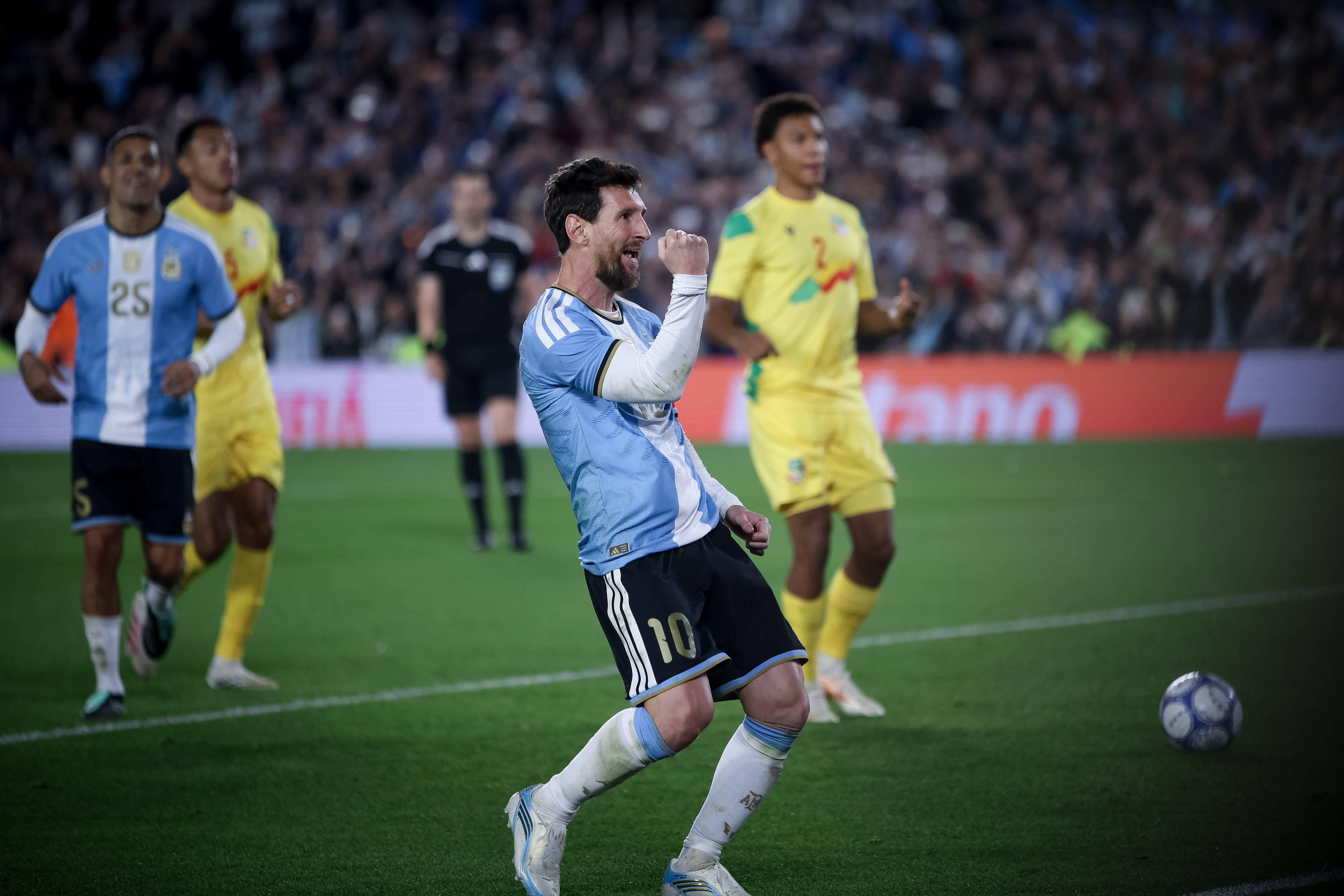 As melhores imagens do adeus de Messi à seleção argentina