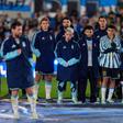 Prestianni assistiu ao discurso de Messi no relvado - Foto: IMAGO