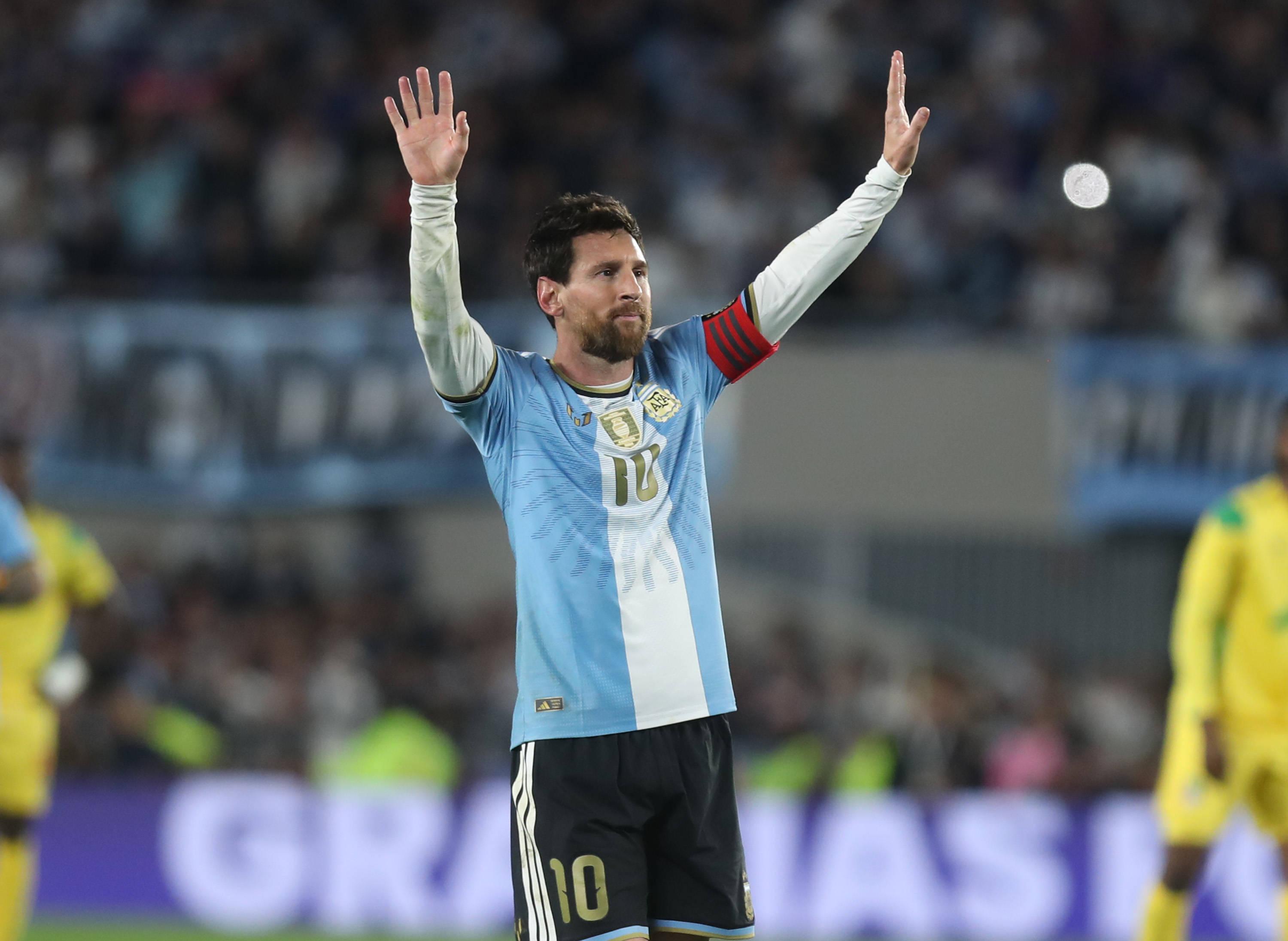 As melhores imagens do adeus de Messi à seleção argentina