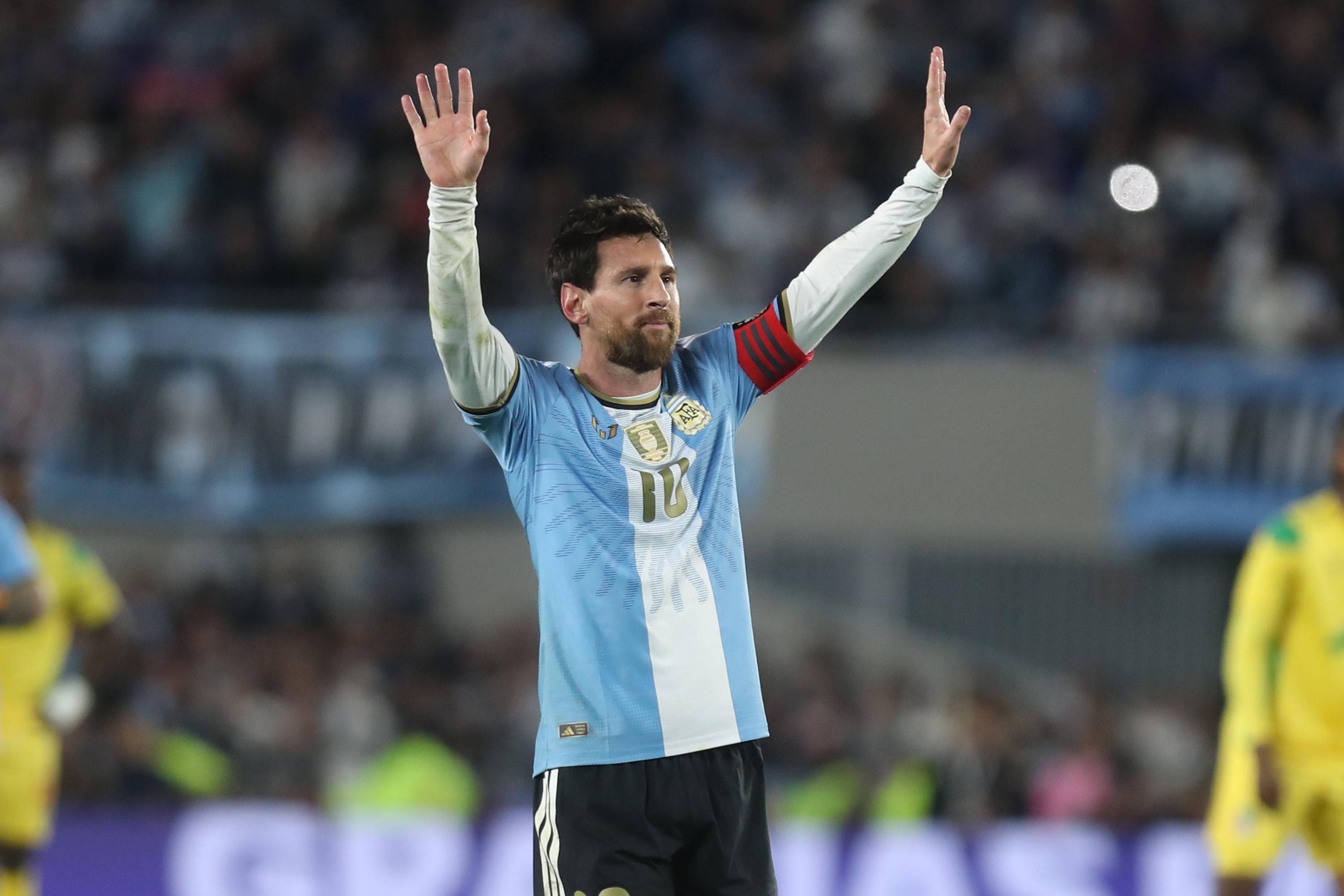 As melhores imagens do adeus de Messi à seleção argentina