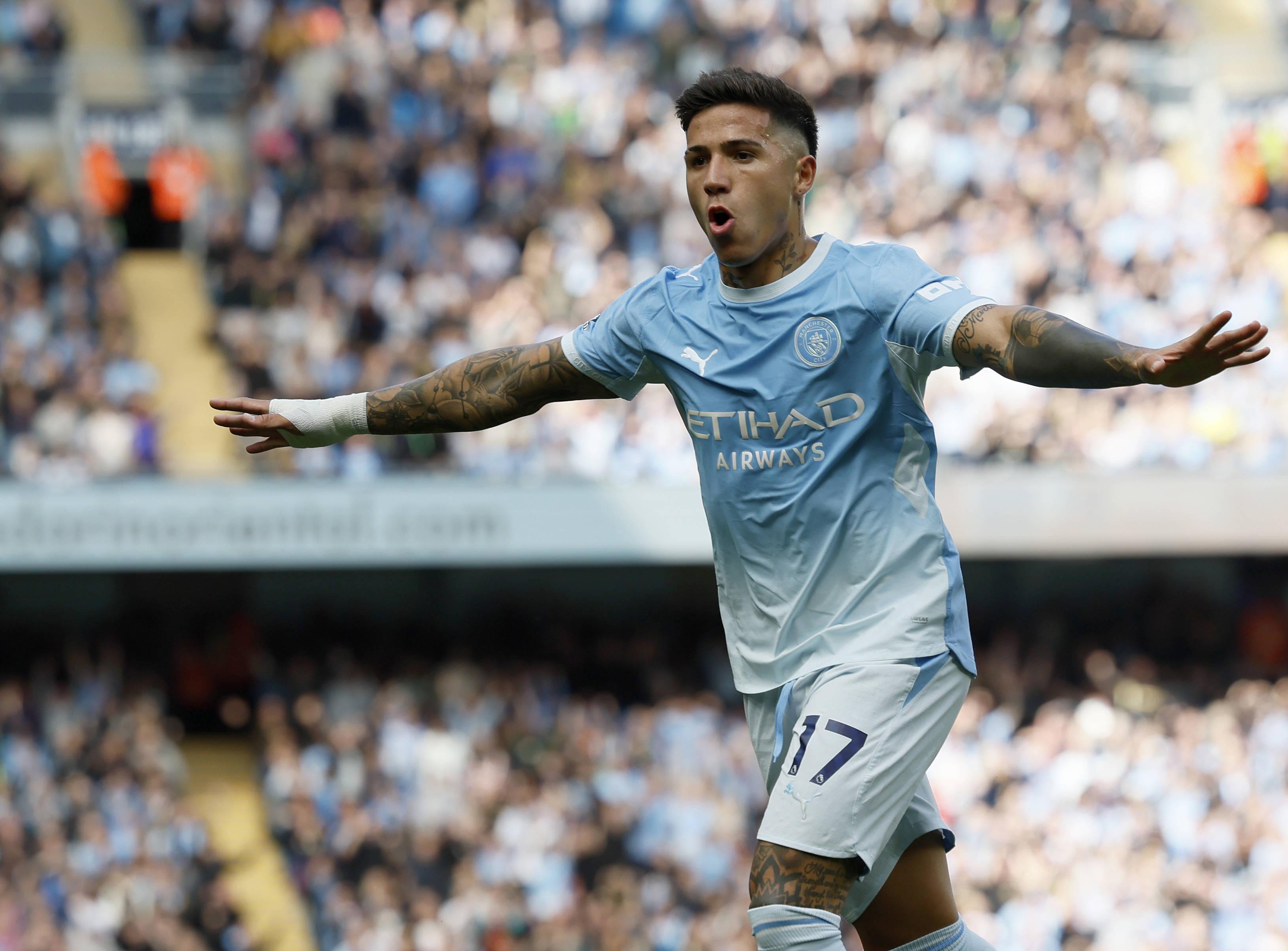1. Enzo Fernández (Manchester City) - Novo valor: €120 M, valorização de €20 M