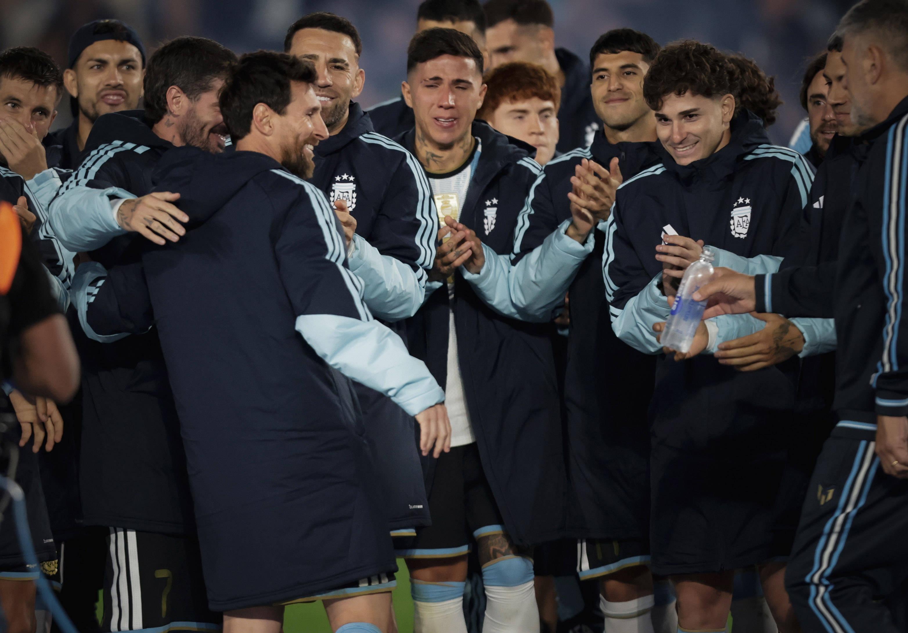 As melhores imagens do adeus de Messi à seleção argentina
