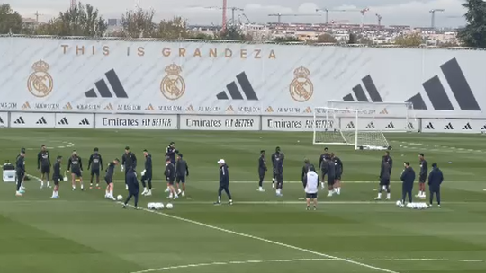 Vídeo: assim treina o Real Madrid antes do SC Braga