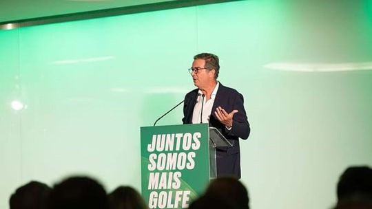 Pedro Nunes Pedro eleito para a presidência da federação de golfe