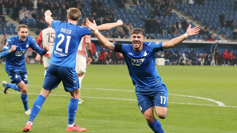 Liga Europa: Hoffenheim salva um ponto em jogo com minutos finais loucos