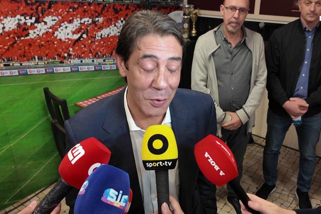 Rui Costa fala do novo mandato e de mais na Casa do Benfica do Seixal