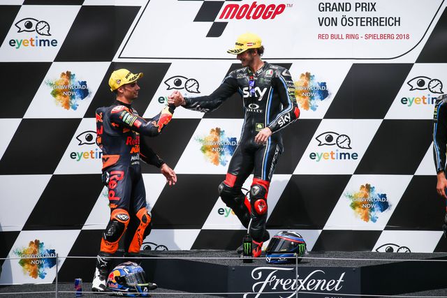 Miguel Oliveira e Pecco Bagnaia partilharam muitos pódios na categoria Moto 2. IMAGO
