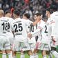 Equipa do Besiktas a festejar golo