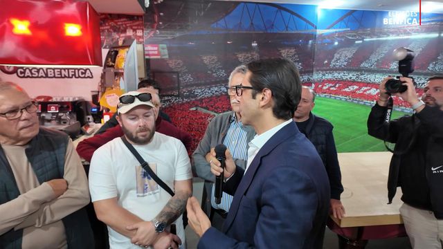 As palavras de Rui Costa para os benfiquistas em Almada