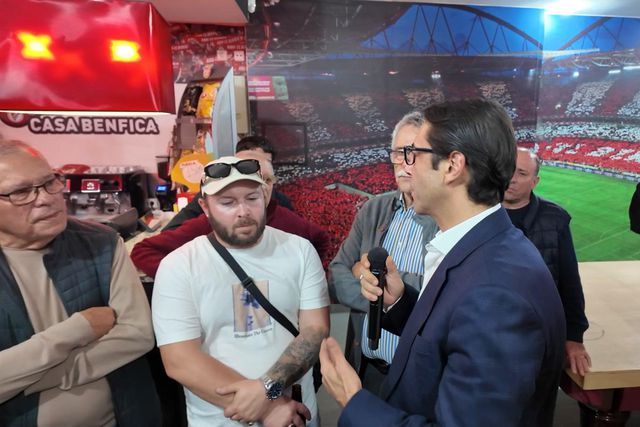 As palavras de Rui Costa para os benfiquistas em Almada