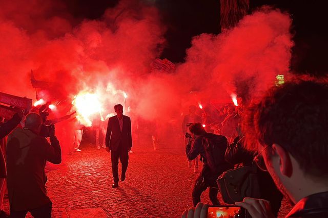 Noronha Lopes chegou a Santo Tirso em apoteose - Foto: A BOLA