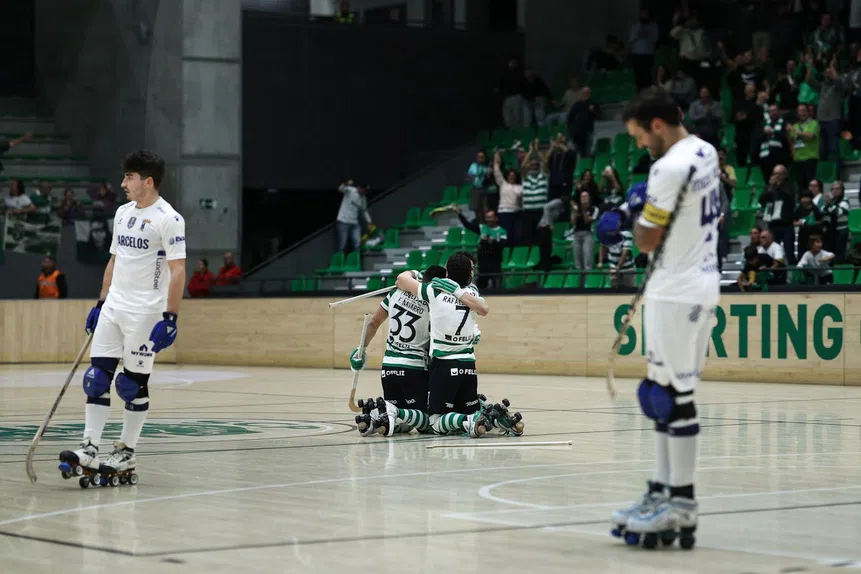 Hóquei em patins! Leões rugem, águias voam