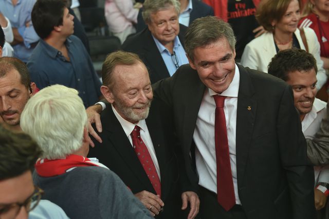 Manuel Vilarinho apoia João Noronha Lopes — Foto: Miguel Nunes